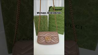 Gucci Marmont Mini Chain Bag bag luxurybag handbags luxury gucci guccibag guccimarmont [upl. by Zingale]