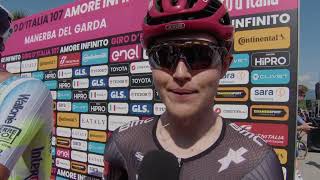 Michael Storer  Interview at the start  Stage 15  Giro dItalia 2024 [upl. by Tannenwald344]