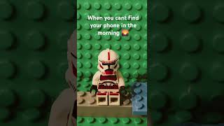 When you cant find you phone lego starwars legostarwars stopmotion [upl. by Crowley]