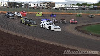 iRacing DirtCar Esports  Cedar Lake  11222  2nd place  Street Stocks [upl. by Hajidahk]