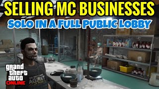 GTA Online  I Sold All 5 MC Businesses in a Full Public Lobby [upl. by Nagorb]