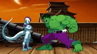 FRIEZA vs HULK  The most epic fight ever made [upl. by Ellatnahc143]