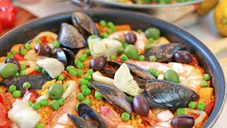 Super Quick Homemade Paella amp Vegan Paella  Chefs Choice [upl. by Jodoin]