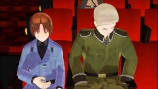 A awkward GerIta moment  Hetalia MMD [upl. by Hanikas54]