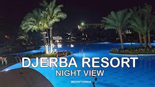 Djerba Resort Hotel  NightView MidunTunisia [upl. by Gilles]