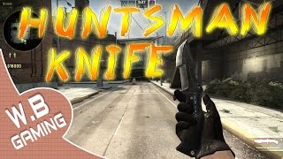 CSGO  Huntsman Knife Vanilla All Animations [upl. by Othella]