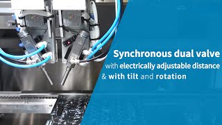 MYC series synchronous dual valve with electrically adjustable distance amp with tilt and rotation [upl. by Bobseine]