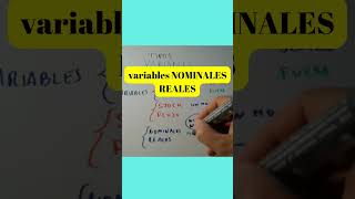 variables NOMINALES REALES en Economía [upl. by Philippe]