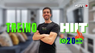 Treino Hiit para EMAGRECER  Live treino completa [upl. by Iggie]