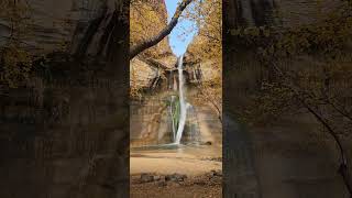 Lower Calf Creek Falls Fall Moment [upl. by Duarte705]