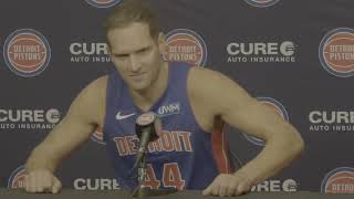 Bojan Bogdanovic Full Interview Detroit Pistons Media Day 2023 [upl. by Ahseel]