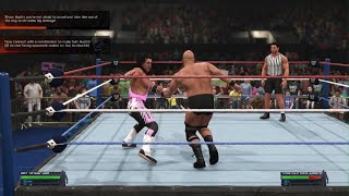 Now connect with a neckbreaker to really hurt austin rear facing opponent seated on top  WWE 2K24 [upl. by Nirrok]