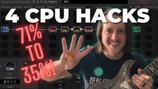 How to Save MASSIVE CPU on the AxeFX III FM9 and FM3 [upl. by Shevlo]