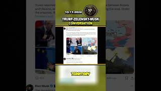 🚨 PEACE PLAN TRUMPZELENSKYMUSK PHONE CONVERSATION russia ukraine shorts viral [upl. by Leuqar]