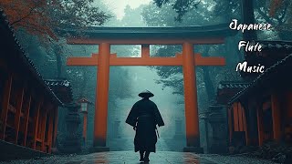 Zen in the Rain  Japanese Flute Music Meditation Healing Deep Sleep Stress Relief [upl. by Nothgierc]