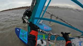 WINDSURF LA NAUTIQUE LE PARC A HUITRES LE 19012024 LEUCATE FRANCE [upl. by Enaitsirhc]