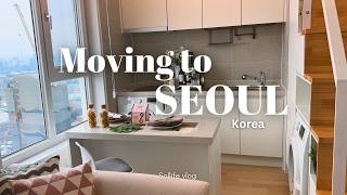 Moving to Seoul Korea  Apartment hunting 12 House tours Snowy Days Cafe hopping  VLOG [upl. by Thor]