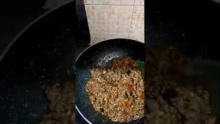 Fry Qeema Recipe by gharkakhanabyazra shorts youtubeshorts easyrecipe qeema calmdown [upl. by Lleral656]