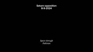 I captured the saturn opposition through my telescope shorts astrography [upl. by Htez]