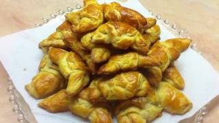 Recept na máslové croissanty [upl. by Ahsoym]