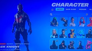 FORTNITE STACKED ACCOUNT FOR SALE HMU TO BUY CHEAP ASF  BLACK KNIGHT TRAVIS THE REAPER FORTNITE [upl. by Makell]