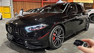 New MercedesAMG A35 4MATIC Facelift 2023 Night Package II  Visual Review Exterior amp Interior [upl. by Drofxer550]