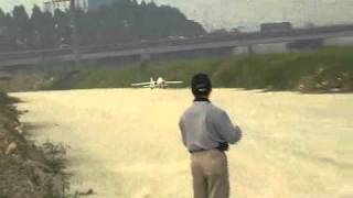 Skymaster F14 Prototype test flight for swept wings [upl. by Ecnarolf]