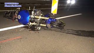 Tragischer Unfall auf der B 256 Motorradfahrer stirbt nach Sturz im Baustellenbereich [upl. by Enilamme]