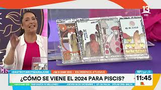 Predicciones 2024 para Capricornio Acuario Piscis  Tu Día  Canal 13 [upl. by Hgielrebmik]