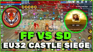 EU32 CASTLE SIEGE FAMOUS FAMILY VS SDFW TEAM  CLTT POV  MIR4 [upl. by Emelia]