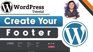 How To Create Footer In WordPress Website  How To Design a Footer In WordPress  WordPress Tutorial [upl. by Nolla]