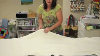 How to Sandwich a Large Quilt on a Small Table [upl. by Erdeid]