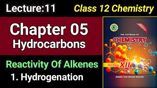 Hydrogenation Of Alkenes  Ch05 Hydrocarbons  Class 12 Chemistry Sindh Board [upl. by Joachima]