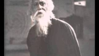 Rabindranath Tagore filmed reciting the National Anthem of India [upl. by Jehu]