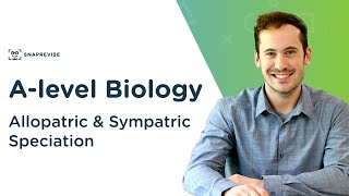 Allopatric amp Sympatric Speciation  Alevel Biology  OCR AQA Edexcel [upl. by Dolan2]