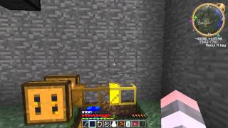 How to make a completely automatic apiary bee farm Minecraft Forestry [upl. by Nilesoj]