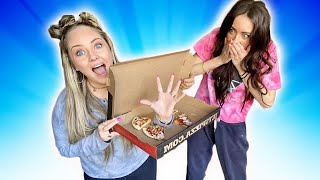 PIZZA BOX PRANK ON MY BEST FRIEND [upl. by Ardnaik]