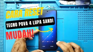 CARA RESET TECNO POVA 4 LUPA SANDI MUDAH 🔥‼️ belajarservicehp servicehpbali tutorialservicehp [upl. by Hsaka]