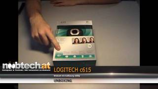 Logitech c615 Webcam  Hands on  NooBTECHat [upl. by Fritze]