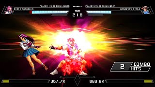 Athena Asamiya vs Sie Kensou MUGENGERS 4  The Orochis Origin [upl. by Enenaej397]