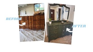 How to restore an old 9 drawer dresser [upl. by Morvin]