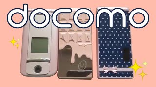 ✨docomo Japanese flip phone demo✨ [upl. by Leif]