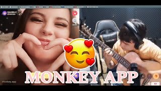 HARANA SERYE SINGING RANDOM SONGS  MONKEY APP [upl. by Lorrin]