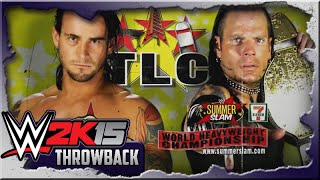 CM Punk vs Jeff Hardy  Summerslam 2009 WWE 2K15 Throwback Thursday [upl. by Maggy]