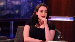 Kat Dennings Show Jimmy Kimmel 26042011 [upl. by Dinan]