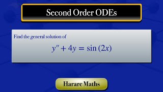 Method of Variation of Parameters [upl. by Oilalue]