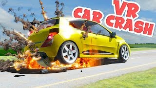 Crashing A Car In VR Awesome Destruction  Disassembly VR Oculus VR Game [upl. by Ponton]