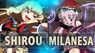 GBVSR🔥COMRFLShirou Cagliostro Vs Milanesa Narmaya🔥 High Level Gameplay [upl. by Aihsenor198]