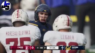 CFB S1 W12 STANFORD 47 AT CALIFORNIA 65 [upl. by Wester]