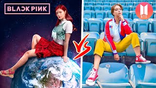 ¡Fan de BTS vs Fan de BLACKPINK ¡Guerra de Bromas [upl. by Asyl]